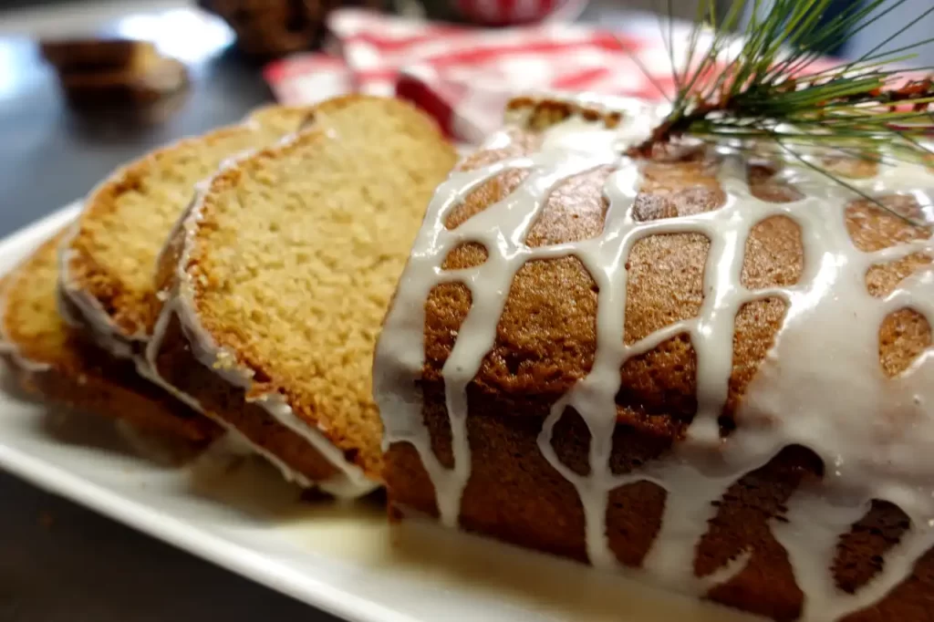 egg-nog-bread-on-white-platter