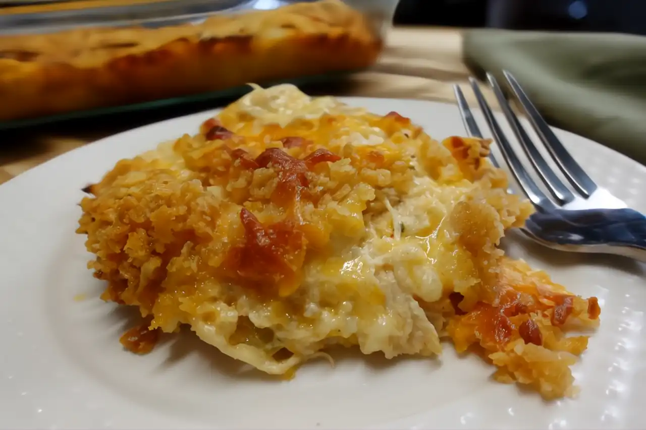 Buffalo Chicken Rice Casserole (Creamy, Cheesy & Crowd-Favorite)