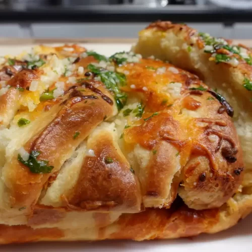 close-up-cheesy-garlic-pull-apart-bread.