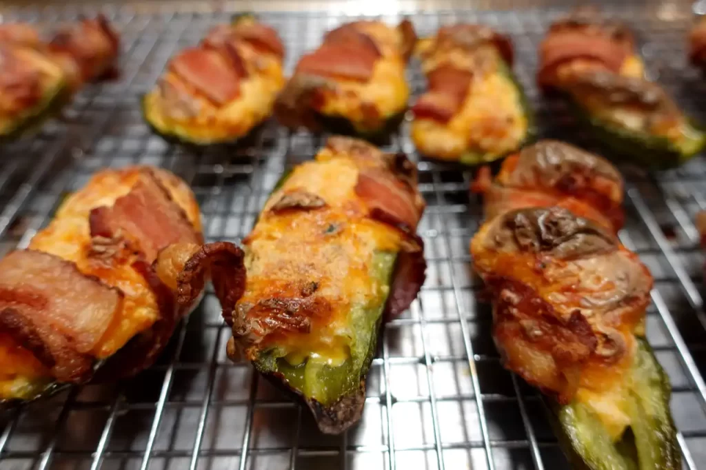 close-up-jalapeno-poppers-on-wire-rack.
