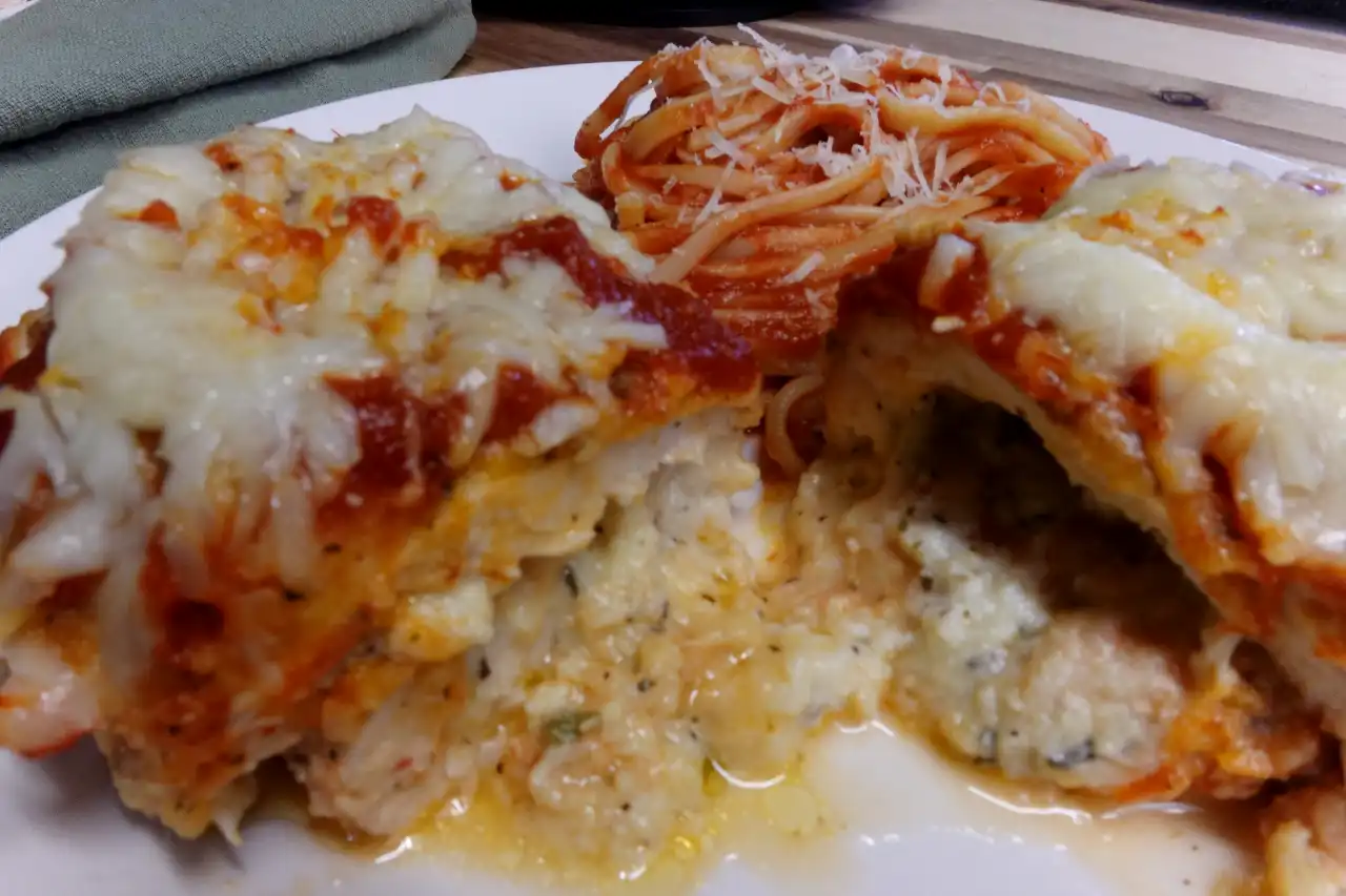 Stuffed Chicken Parmesan