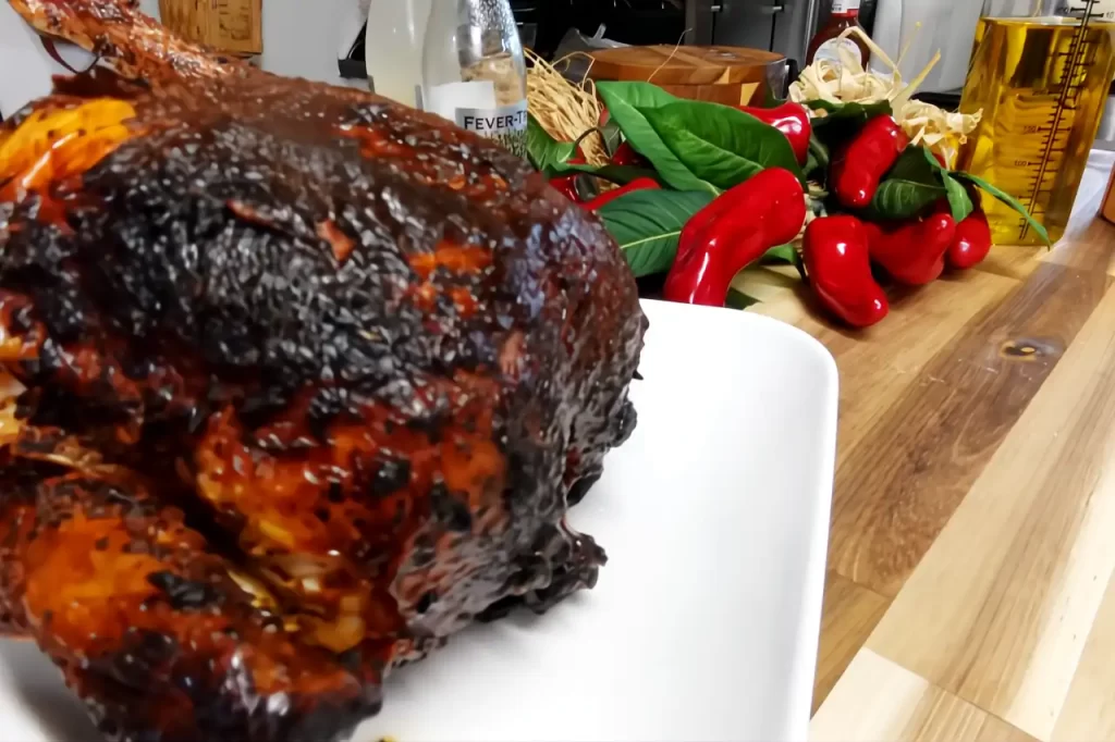 side-view-of-finished-sweet-onion-ginger-beer-chicken.