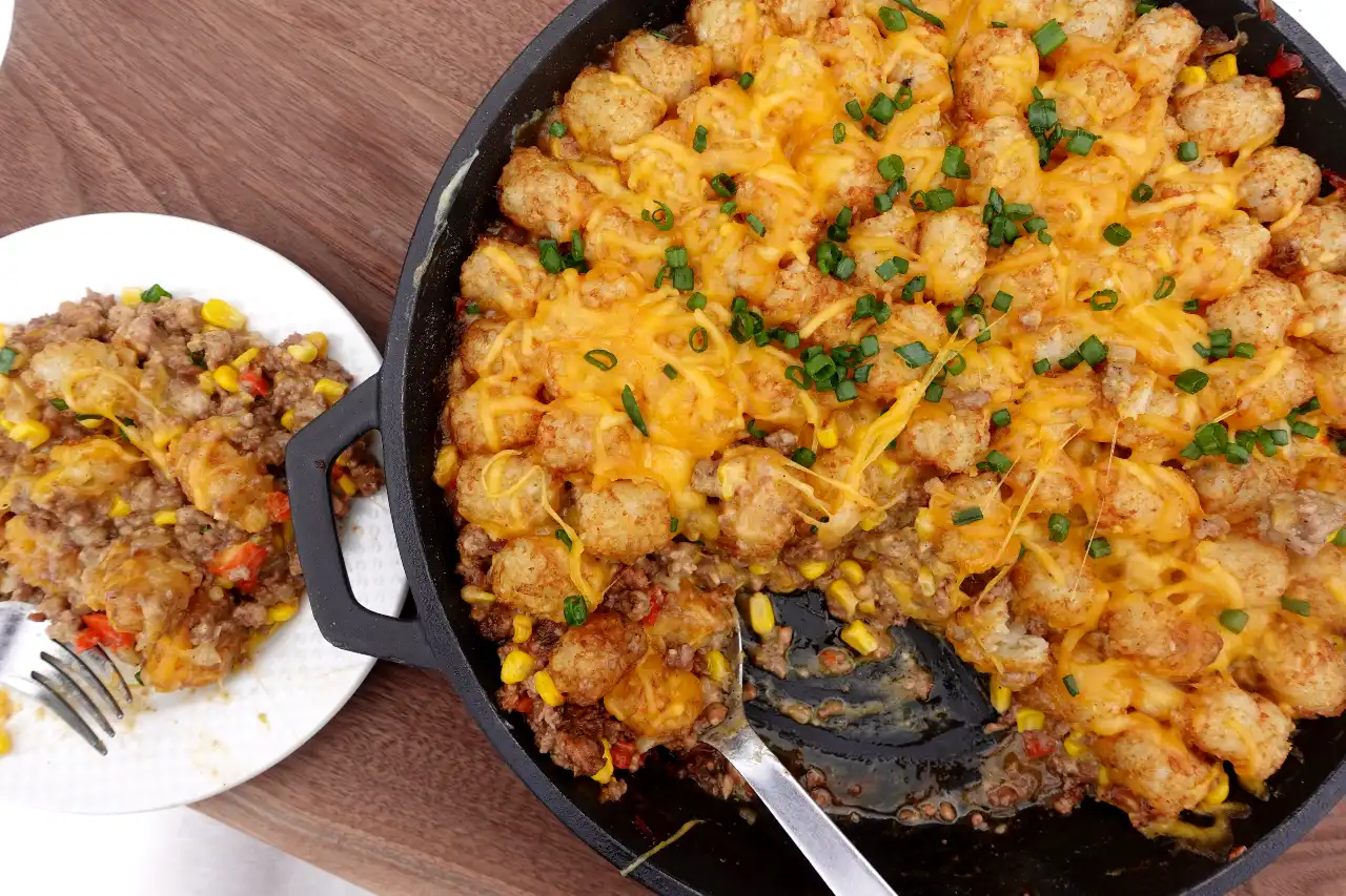 Cowboy Tater Tot Skillet