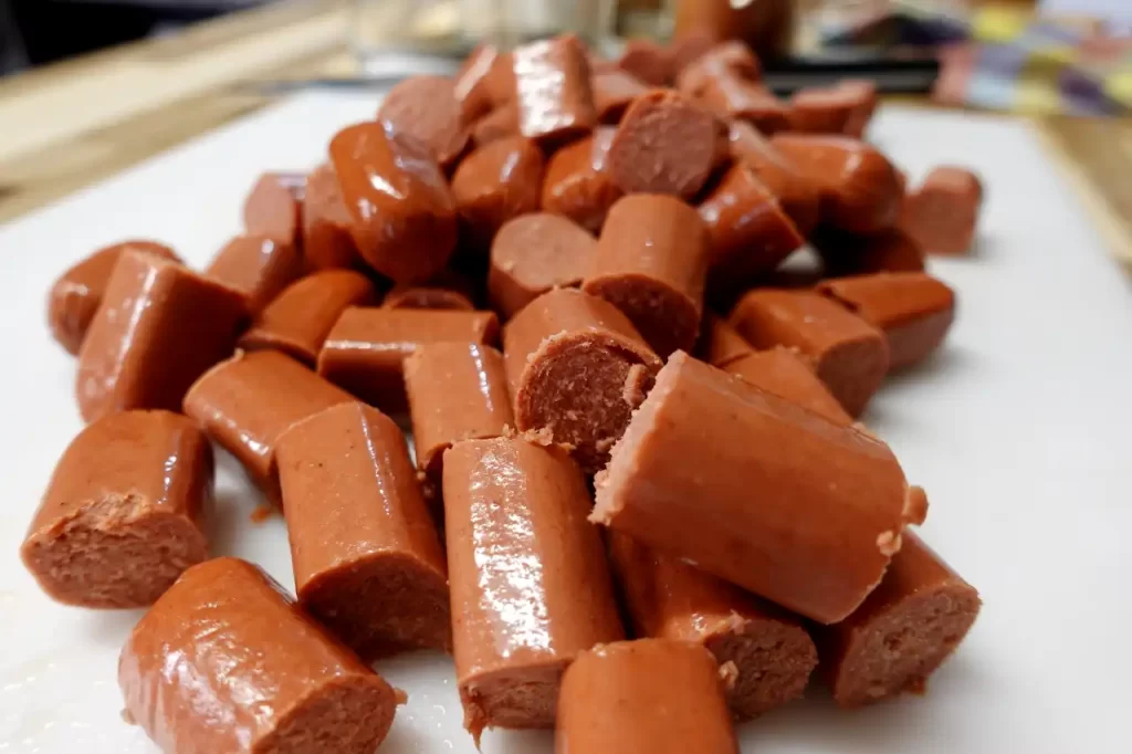 all-beef-hot-dogs-cut-into-bite-size-pieces.