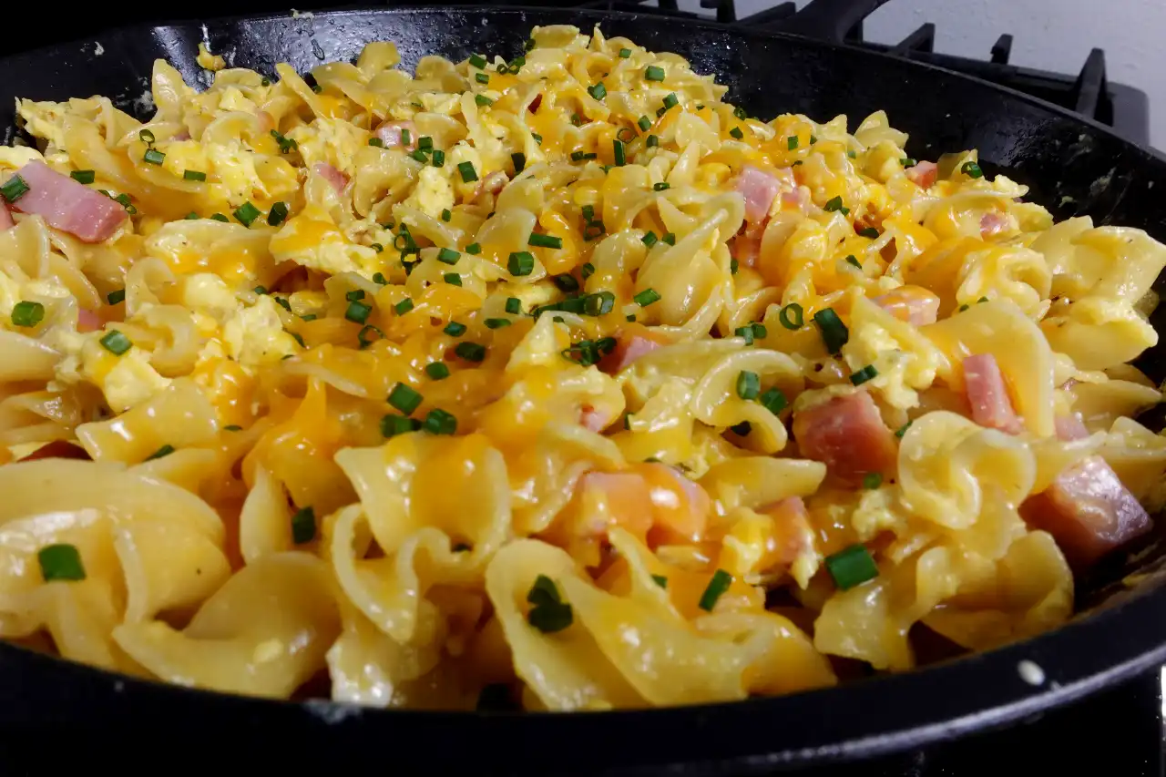 Ham & Egg Breakfast Noodles