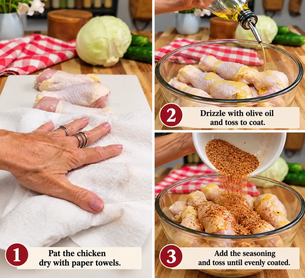 Seasoned-Chicken-Drumstick-Prep